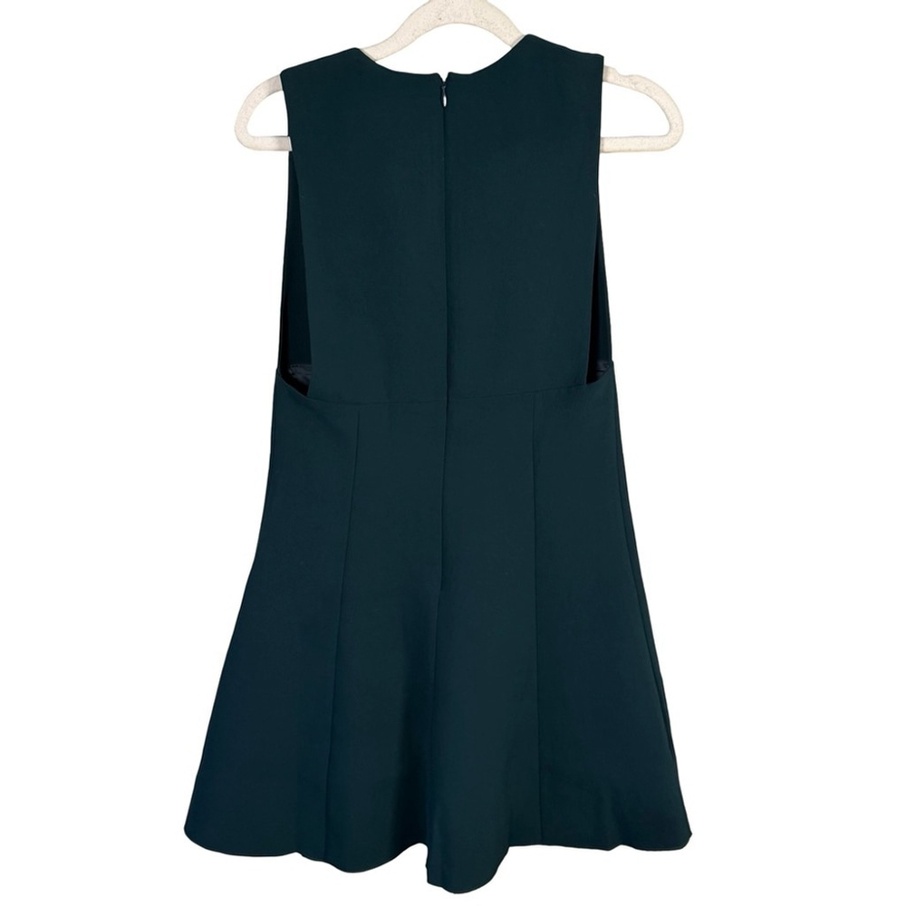 Wilfred Aritzia Montbrun Jewel Tone Dark Green Dress Size 6 Classic Minimalist - Picture 3 of 12